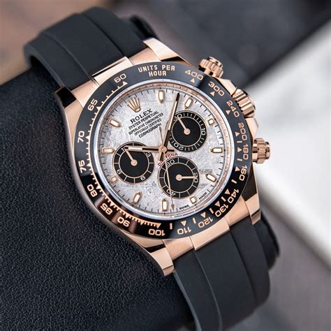 rolex daytona meteorite dial.